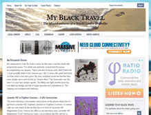 Tablet Screenshot of myblacktravel.com